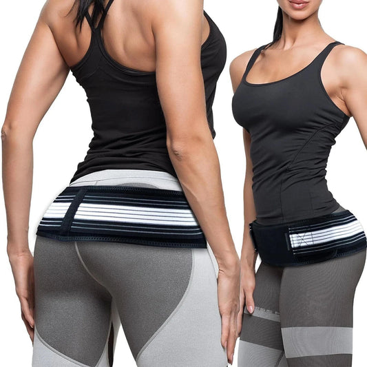 Sacroiliac SI Joint Hip Belt for Lower Back, Pelvic & Hip Pain Relief Back
