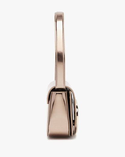 DIESEL 1DR Mirrored Leather Medium Shoulder Bag