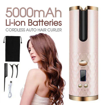 Cueen Auto Cordless Rotating Hair Curler