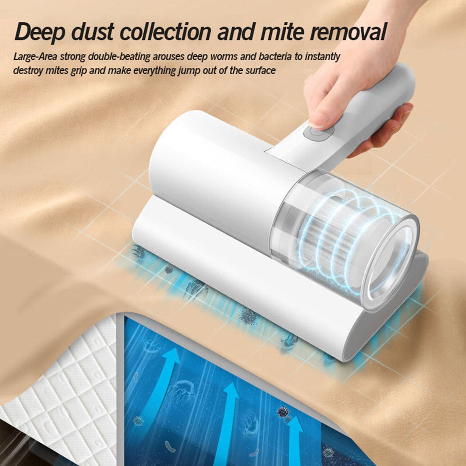 Cueen™ Cordless Anti Dust/Mite Remover – Cueen India