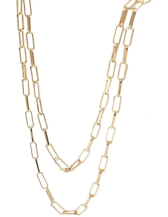 Cueen™ Chain Links Layered Necklace